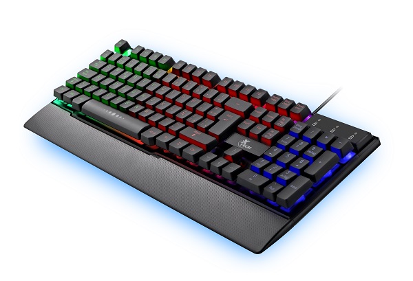 Teclado para Gaming Xtech XTK-510S  - Iluminación LED Multi-color con efectos de luz