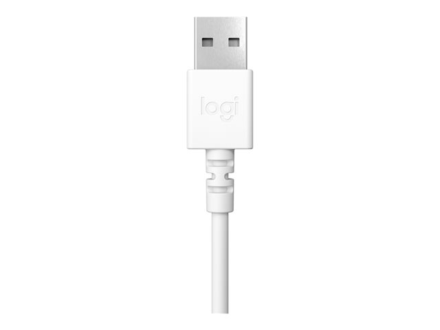 Logitech H390 Wired Headset for PC/Laptop, Off-white - Imagen 9