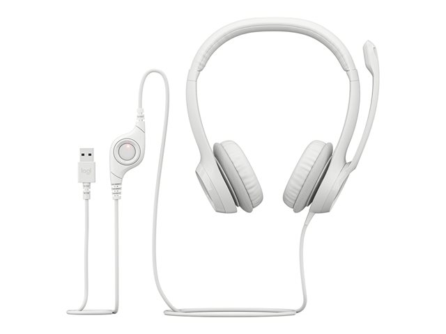 Logitech H390 Wired Headset for PC/Laptop, Off-white - Imagen 3
