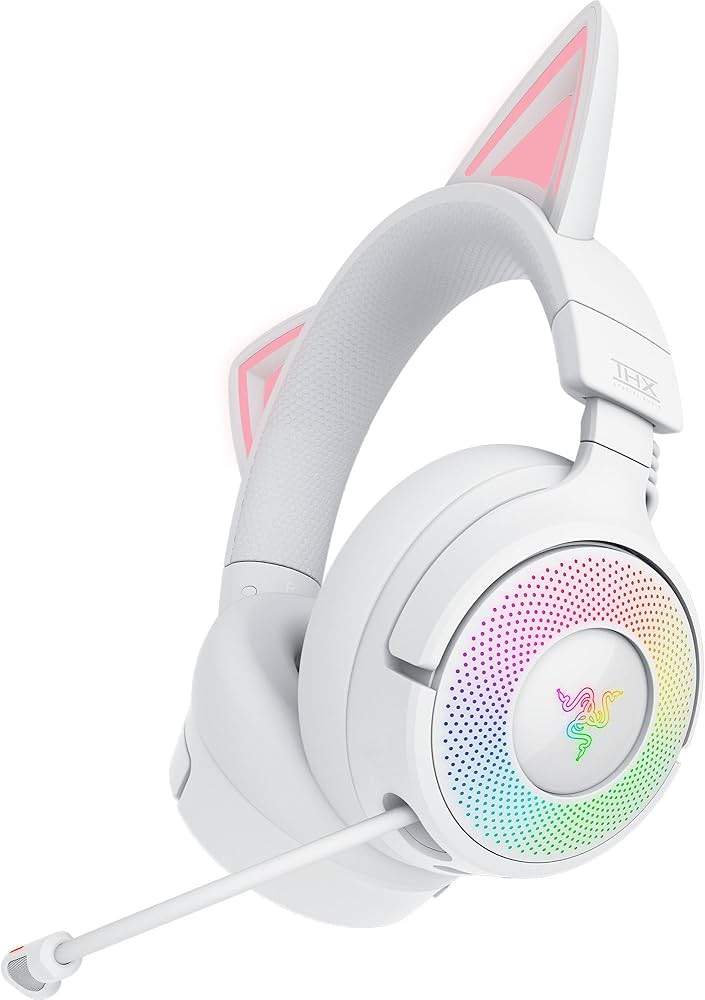 Razer Kraken - Kitty V3 X - Headset Rosa White - Imagen 2