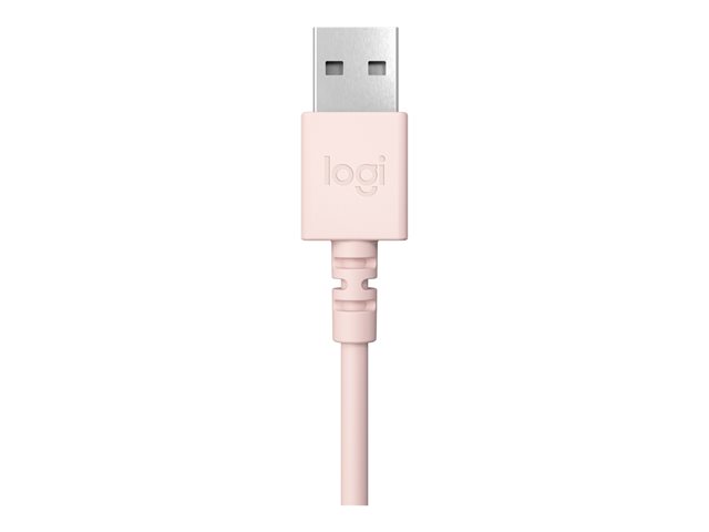 Logitech H390 Wired Headset for PC/Laptop, Rose - Imagen 10