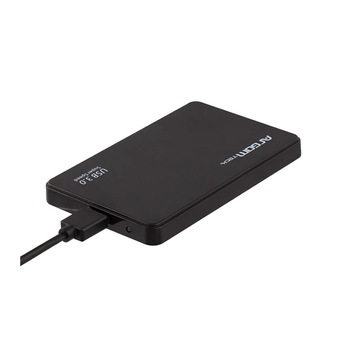 Argom Enclosure 2.5" - SATA a USB 3.0, velocidad hasta 5Gbps, carcasa plástica, color negro - Imagen 2