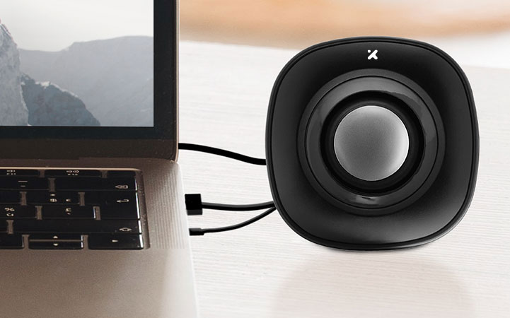 Altavoces Xtech de 2,0 canales y 6 W con cable XTS-115BK - Imagen 4
