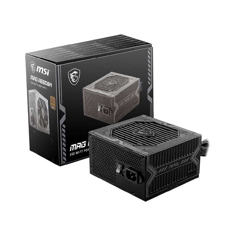 MSI - Power supply - MAG A550BN 80 Plus Bronce