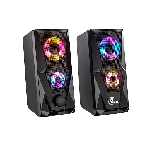 Xtech - Altavoces - 2.0 canales Gaming con luz LED XTS-131