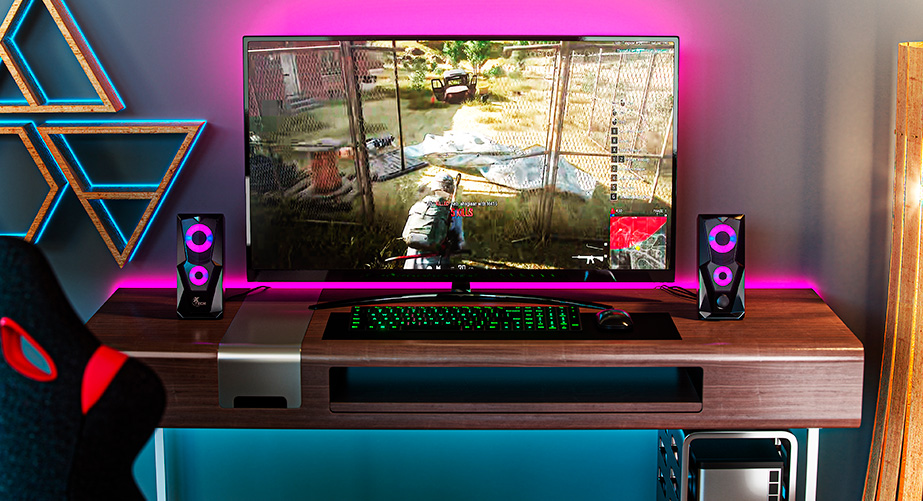 Xtech - Altavoces - 2.0 canales Gaming con luz LED XTS-131 - Imagen 5