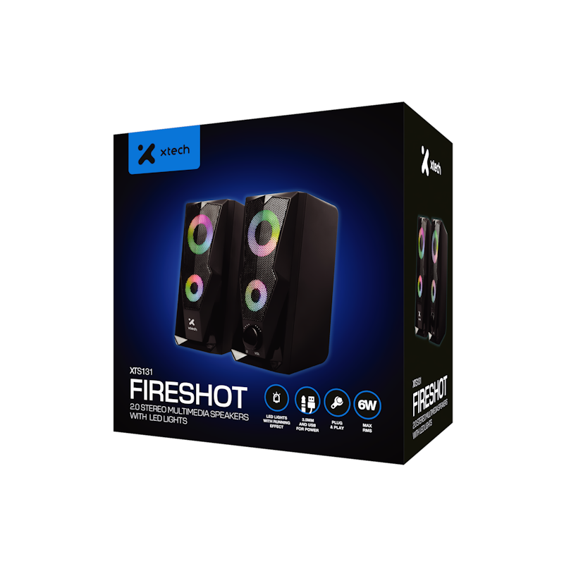 Xtech - Altavoces - 2.0 canales Gaming con luz LED XTS-131 - Imagen 3