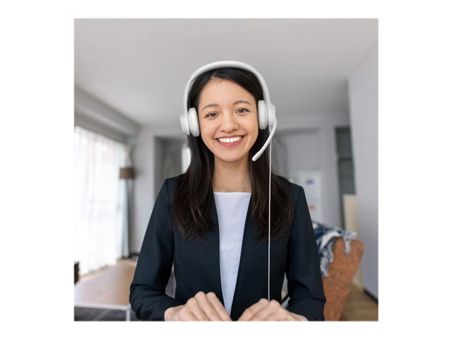 Logitech H390 Wired Headset for PC/Laptop, Off-white - Imagen 10