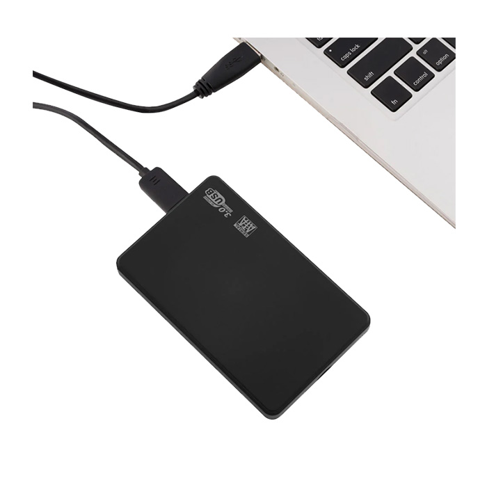 Argom Enclosure 2.5" - SATA a USB 3.0, velocidad hasta 5Gbps, carcasa plástica, color negro - Imagen 3