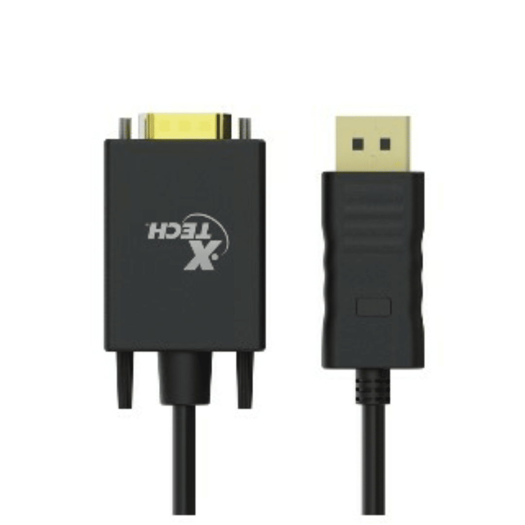Xtech - DisplayPort / VGA Cable - Black XTC-377 - Imagen 3